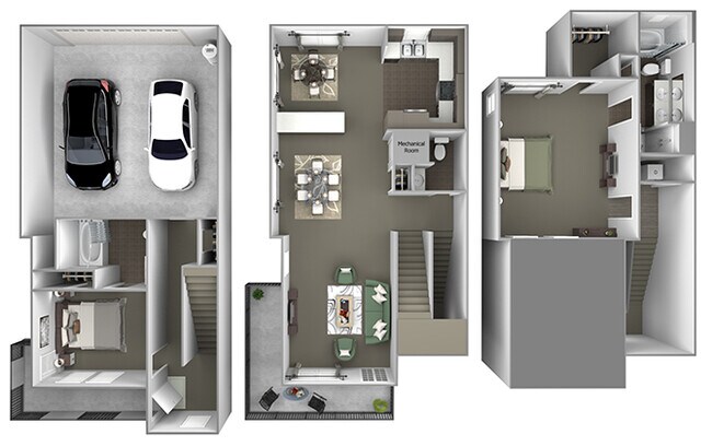 th-H1 (Blue Oak) 1105 floor plan